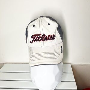 Titleist Golf Adjustable White & Black Minnesota Twins MLB Baseball Cap EUC